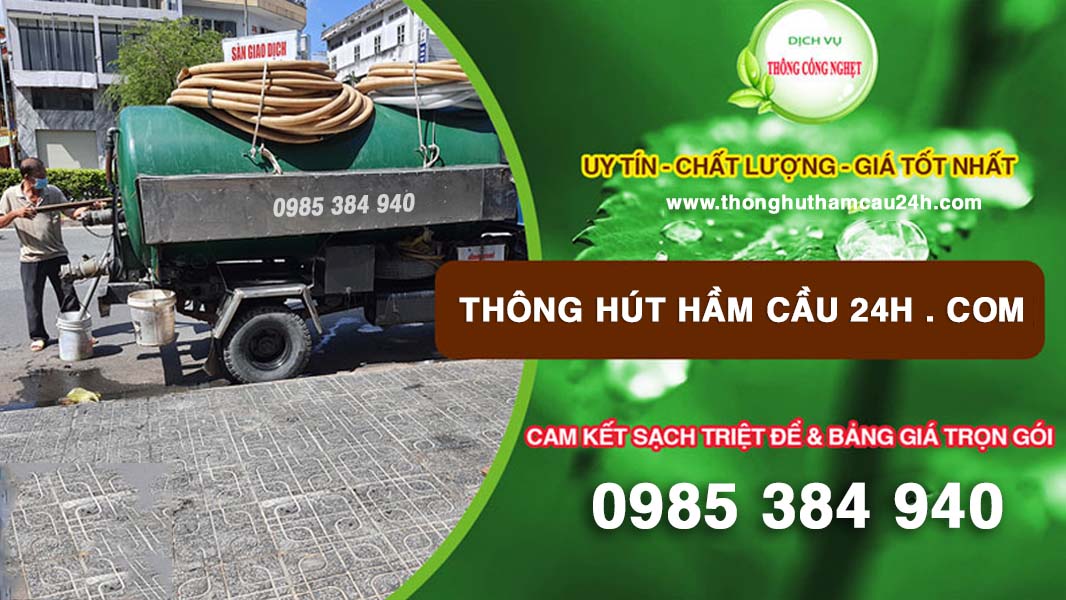 Thông hút hầm cầu 24h